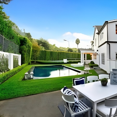 Zoe Saldana's Beverly Hill house.